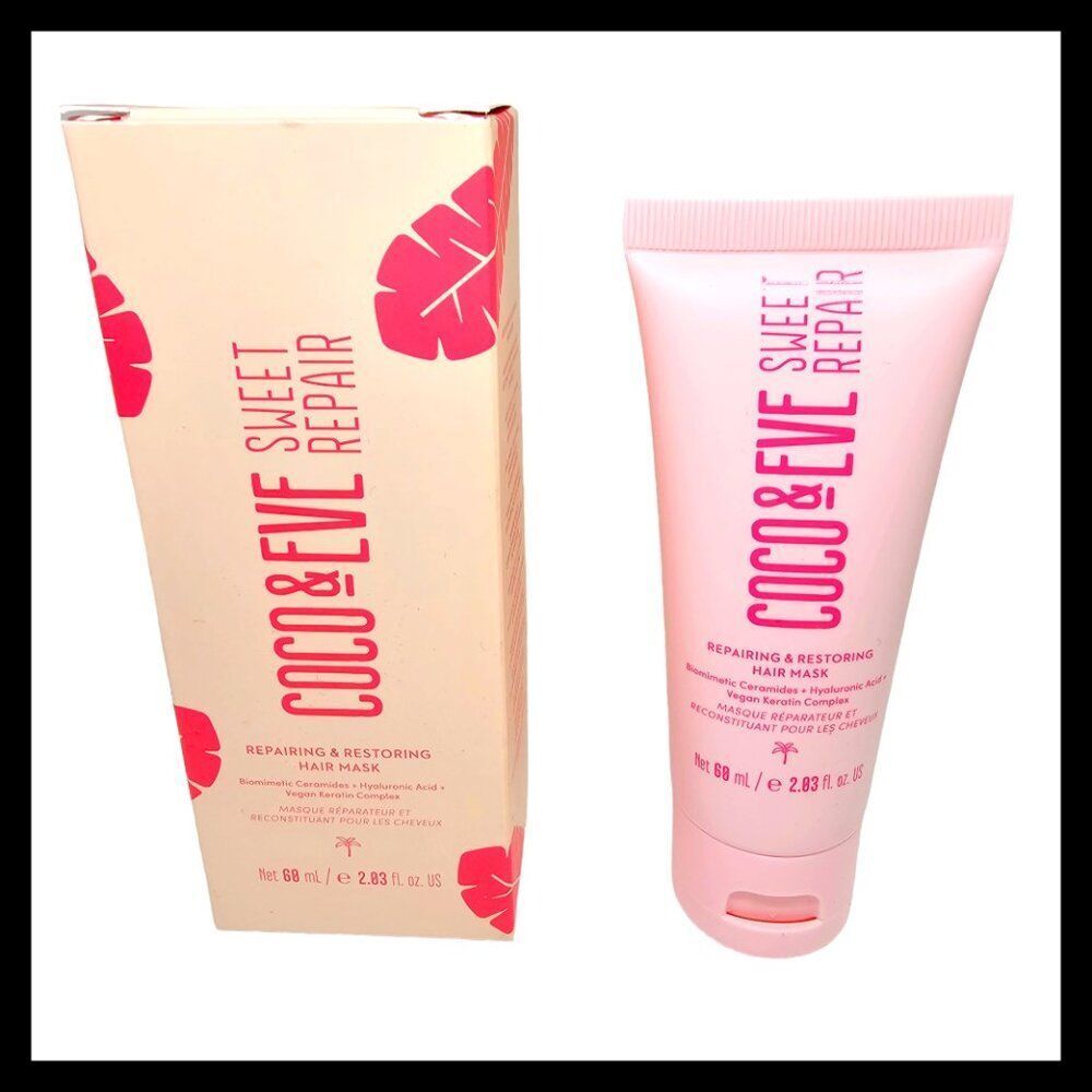 Coco & Eve Travel Size Sweet Repair Repairing & Restoring Hair Mask 2 fl.oz. New